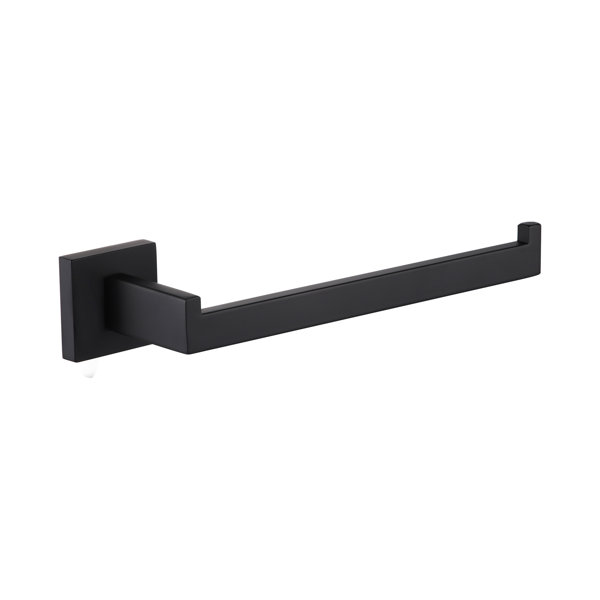 Matt black hand online towel rail